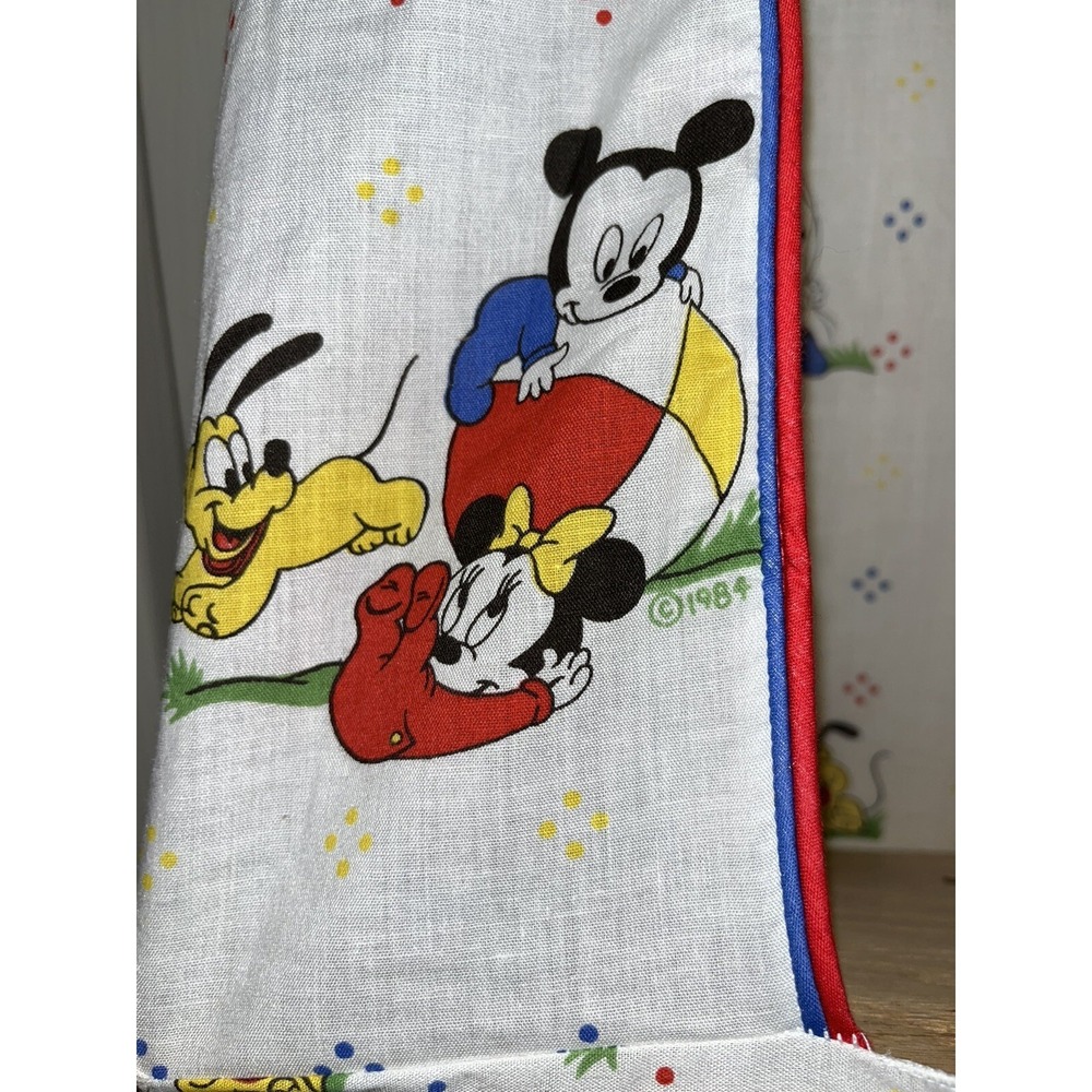 Vintage 1984 Baby Minnie And Mickey Hanging Diaper Stacker Holder - Picture 3 of 5